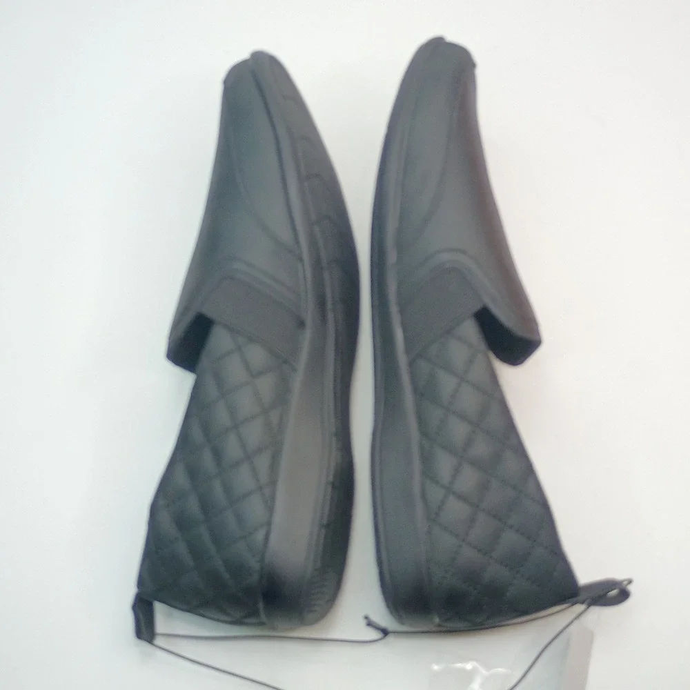 J Sport Lisa‎ Slip On Women Size 11 Black Quilted Memory Foam S5LSA01